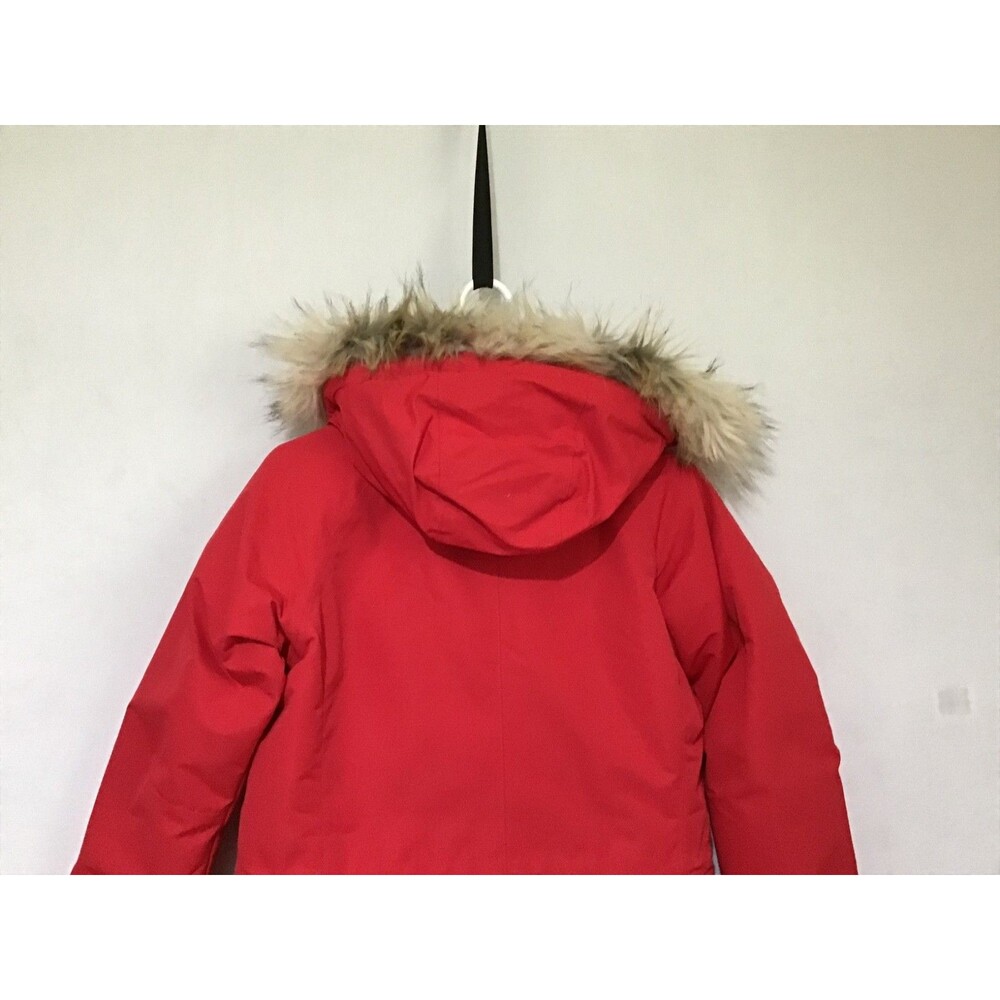 Columbia Coat Womens Med Omni Heat Mid length Full-zip Hooded Duck Down Red - Picture 5 of 16